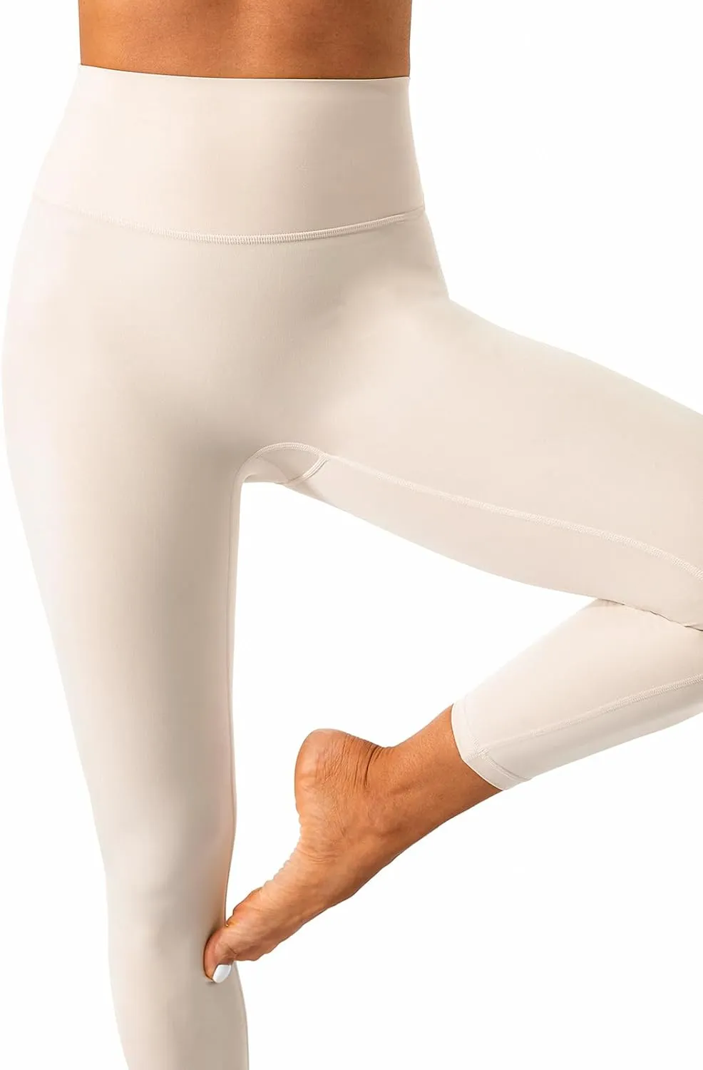 Lavento Women's All Day Soft Yoga Leggings 23"/ 25"/ 28" - No Front Seam Workout Active Legging for Woman