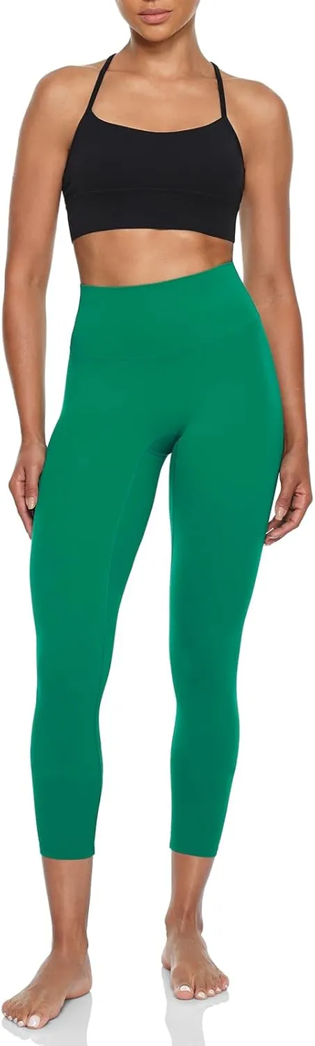 Lavento Women's All Day Soft Yoga Leggings 23"/ 25"/ 28" - No Front Seam Workout Active Legging for Woman