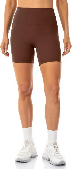 Lavento Women's All Day Soft Yoga Shorts 4"/ 6" - Workout Gym Running Active Biker Short for Woman
