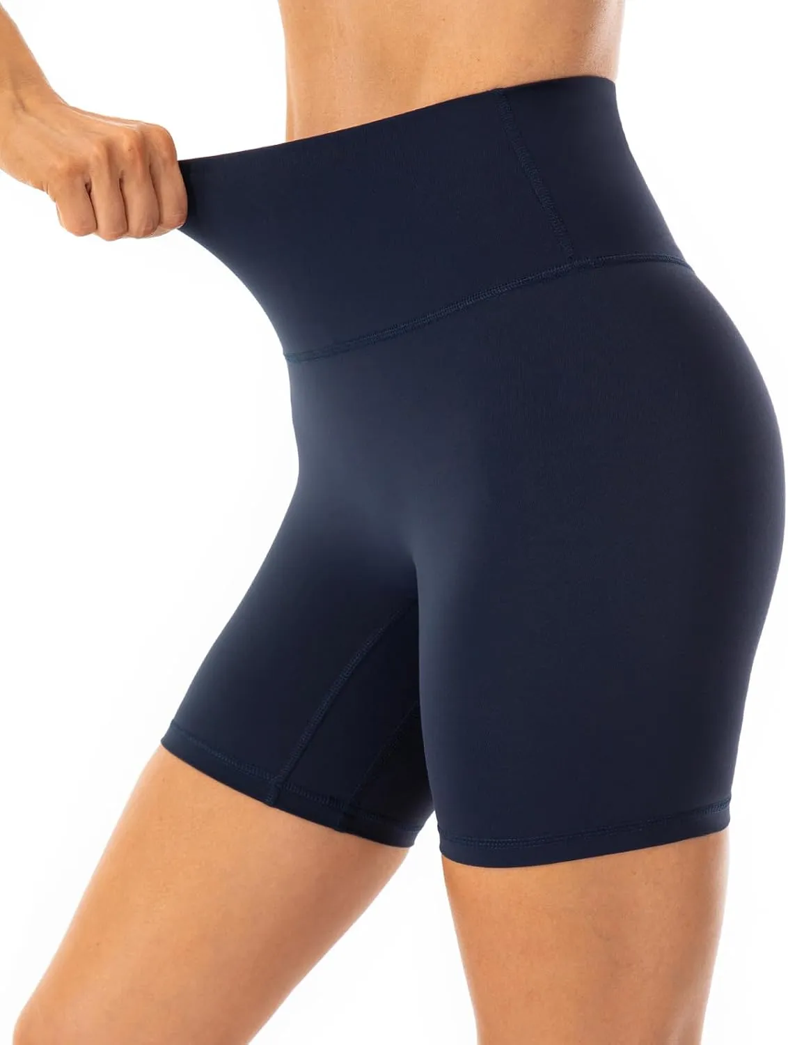 Lavento Women's All Day Soft Yoga Shorts 4"/ 6" - Workout Gym Running Active Biker Short for Woman