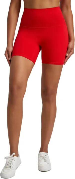 Lavento Women's All Day Soft Yoga Shorts 4"/ 6" - Workout Gym Running Active Biker Short for Woman