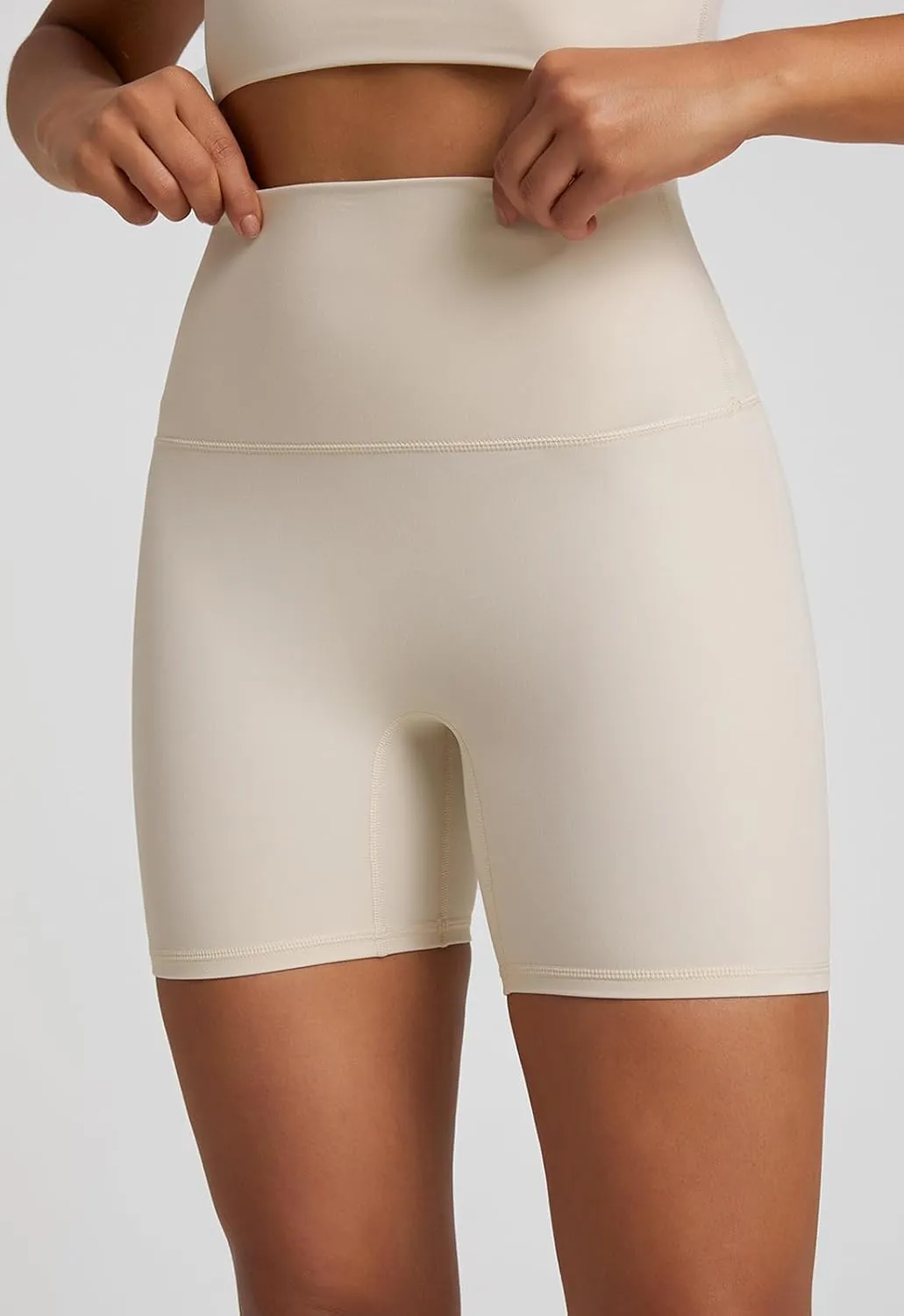Lavento Women's All Day Soft Yoga Shorts 4"/ 6" - Workout Gym Running Active Biker Short for Woman