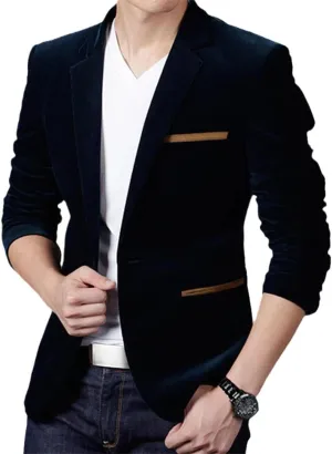 Luxury Men Blazer Autumn Fashion Classic Busines Coat Slim Fit Men Suit