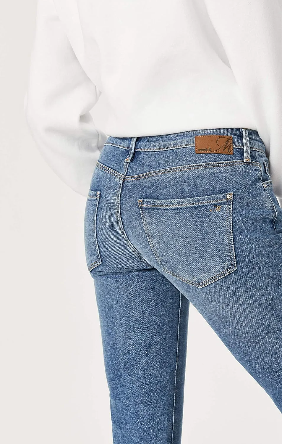 Mavi Women's Alexa Mid-Rise Skinny Jeans