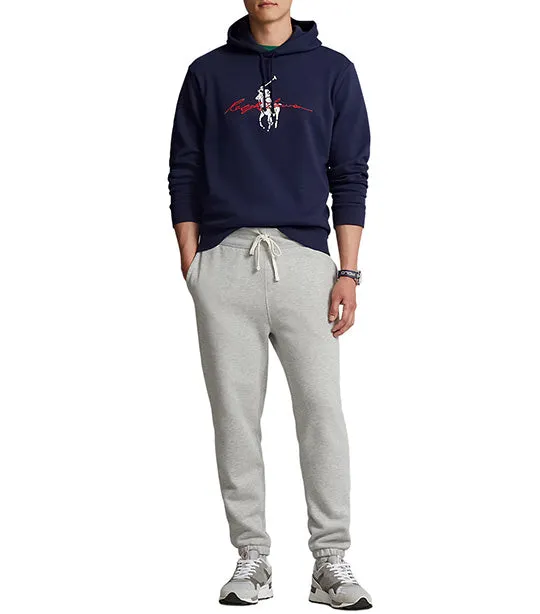 Men's Big Pony Logo Fleece Hoodie Cruise Navy