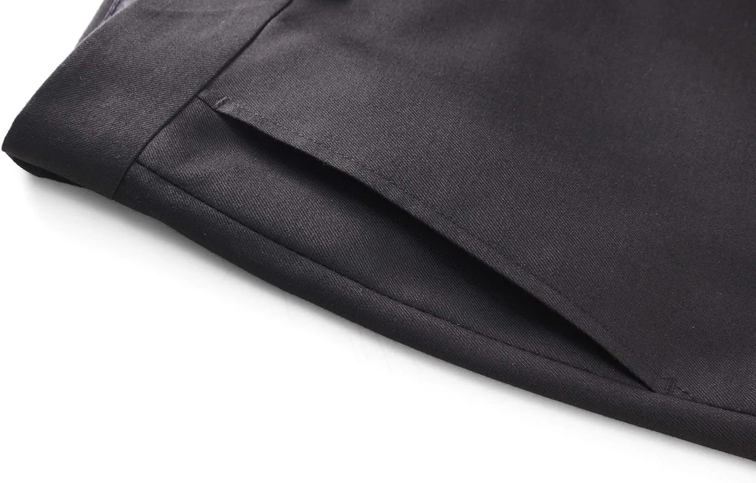 Mens Classic Suit Pants Straight Fit Modern Formal Dress Pants Separate Trousers
