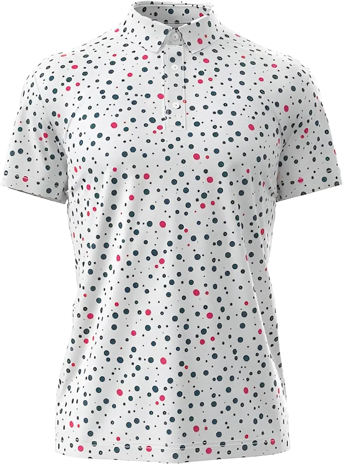 Men's Dry Fit Golf Shirts  Moisture-Wicking, UV Protection, Anti-Odor Short Sleeve Performance Polo for All-Day Comfort