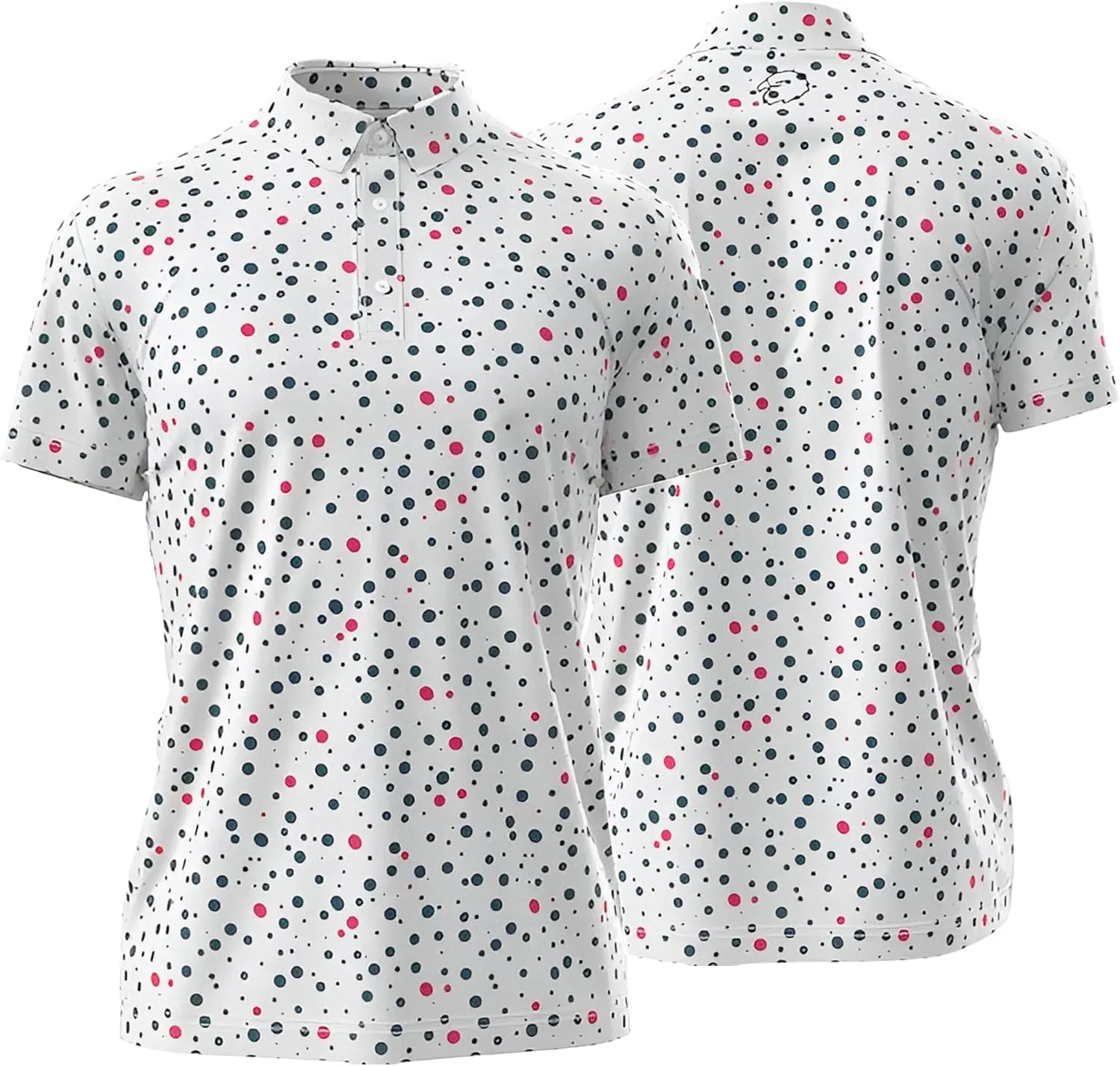 Men's Dry Fit Golf Shirts  Moisture-Wicking, UV Protection, Anti-Odor Short Sleeve Performance Polo for All-Day Comfort