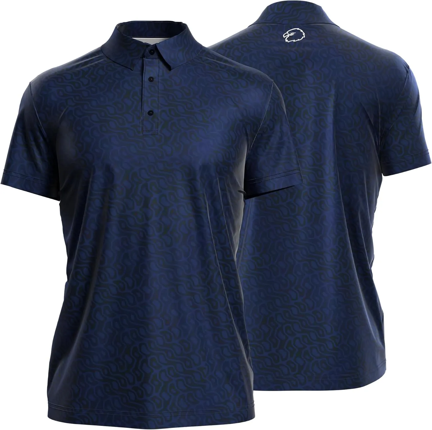Men's Dry Fit Golf Shirts  Moisture-Wicking, UV Protection, Anti-Odor Short Sleeve Performance Polo for All-Day Comfort