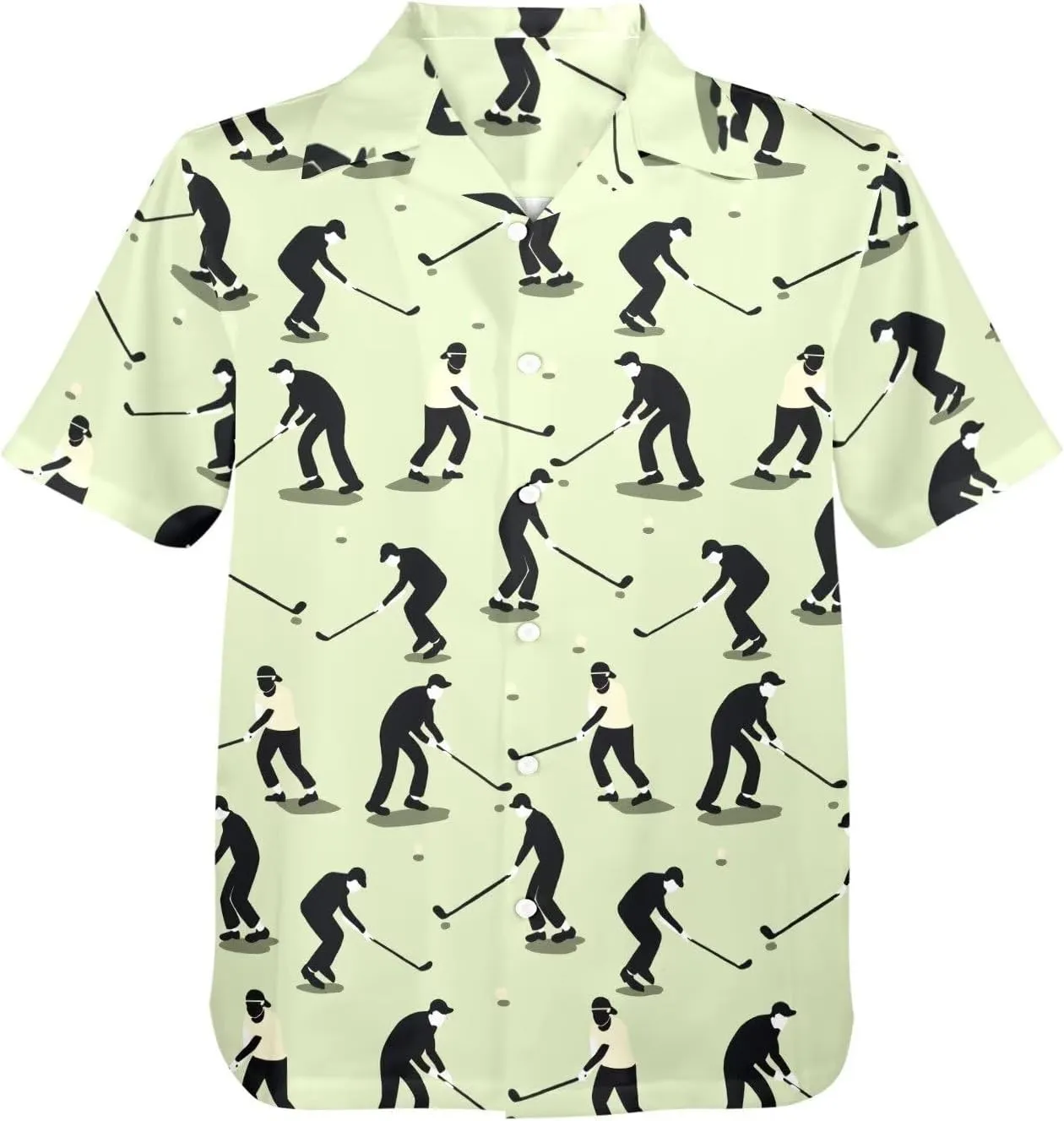 Mens Hawaiian Shirts Short Sleeve Beach Shirts Button-Down Dressy T-Shirts Plus Size Tropical Vacation T-Shirts