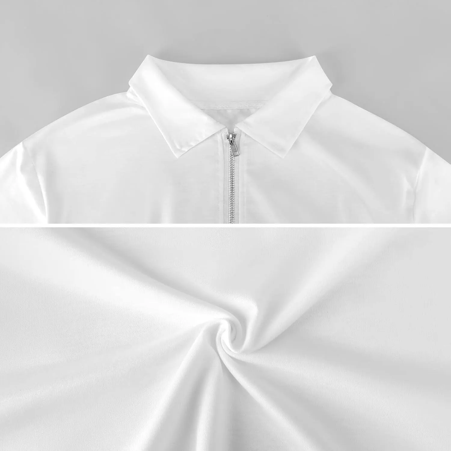 Mountain Laure Mens Long Sleeve Classic Polo- Shirts Daily Polo- Shirts Office Work Shirts for Men