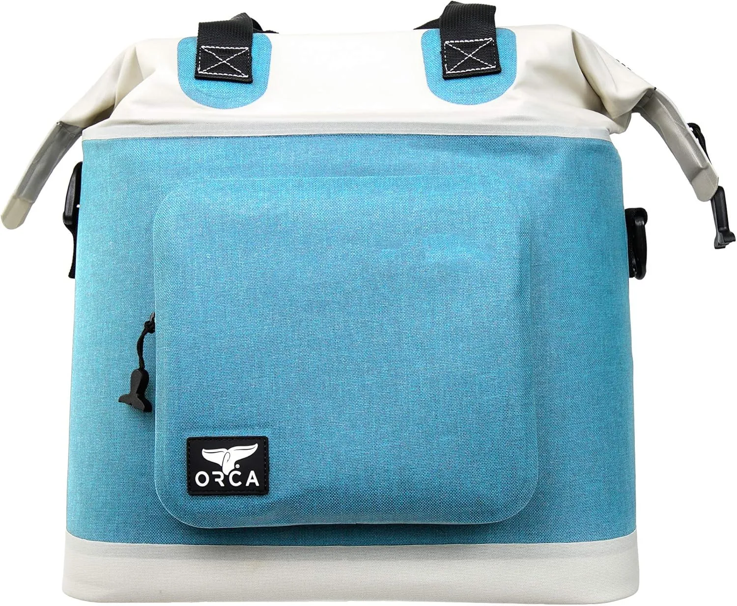 ORCA Walker Soft Side Tote Cooler | Temperature Insulated Bag Keeps Drinks Ice Cold All Day, Perfect for Beach, Park, Hikes, Picnics & More  Capri Blue/Grey