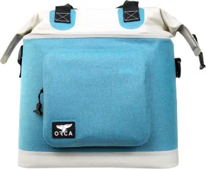 ORCA Walker Soft Side Tote Cooler | Temperature Insulated Bag Keeps Drinks Ice Cold All Day, Perfect for Beach, Park, Hikes, Picnics & More  Capri Blue/Grey