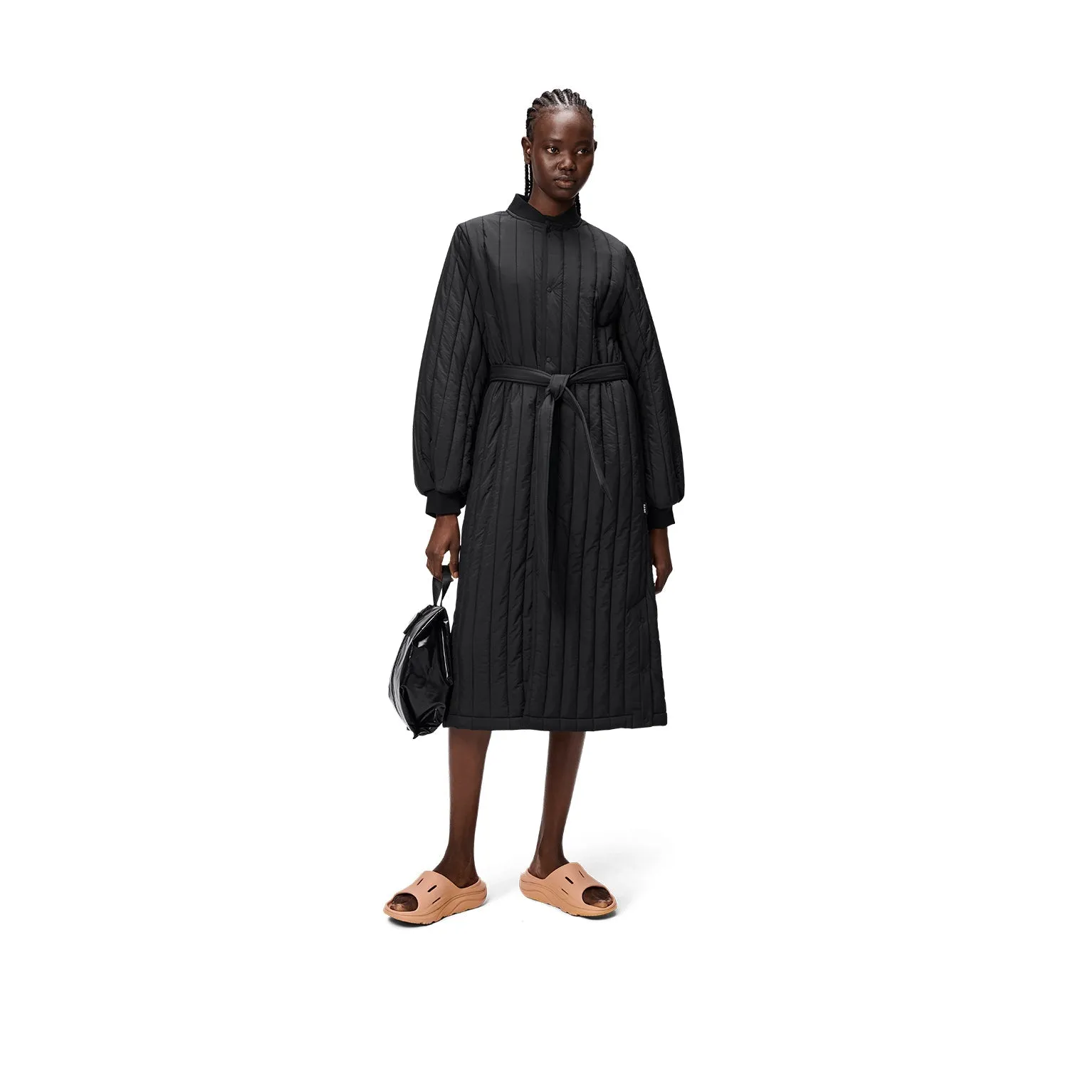 Rains Women's Banja Liner Coat T1 in Black
