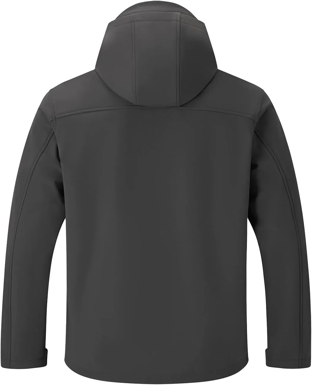 Rdruko Men's Winter Jackets Fleece Lined Hooded Water Resistant Insulated Windbreaker Softshell Jacket for Outdoor Hiking
