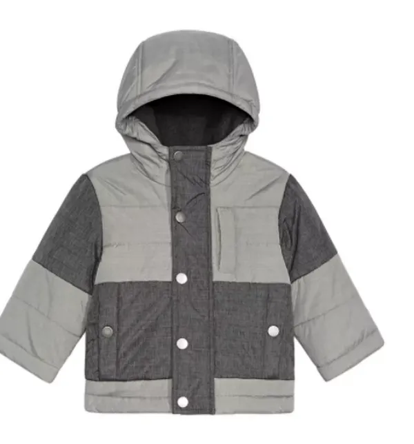 S Rothschild and Co Baby Boys Hooded Colorblocked Jacket