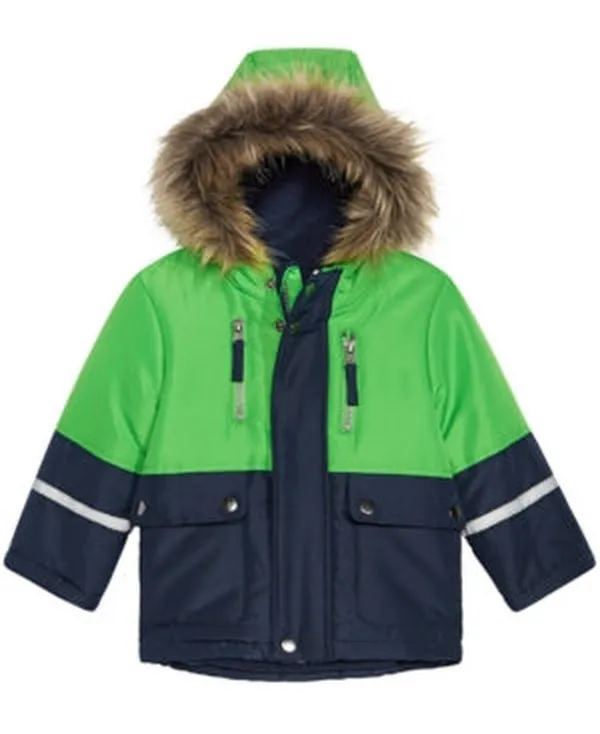 S Rothschild and Co Baby Boys Hooded Colorblocked Jacket