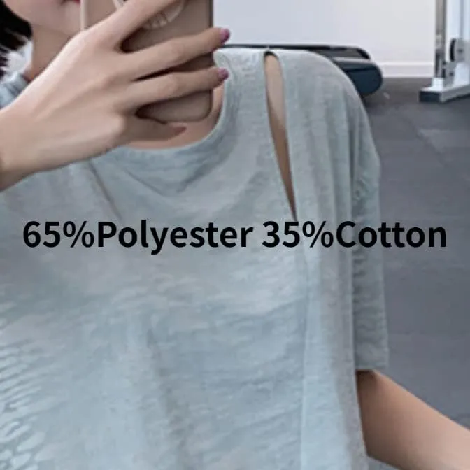 Short Sleeve Quick Dry T-Shirts Wicking Moisture Sports Gym Yoga Jogging Shirts for Women