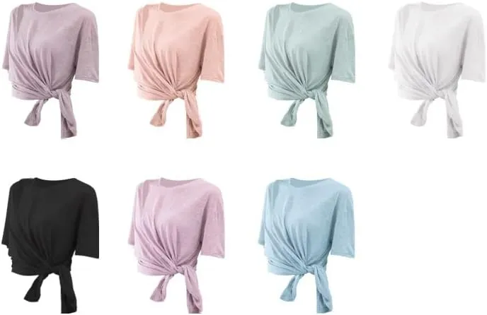 Short Sleeve Quick Dry T-Shirts Wicking Moisture Sports Gym Yoga Jogging Shirts for Women