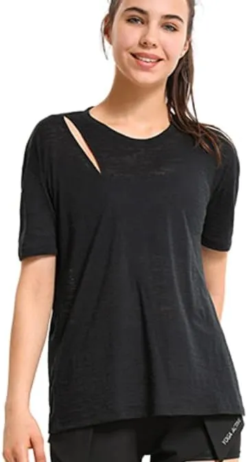 Short Sleeve Quick Dry T-Shirts Wicking Moisture Sports Gym Yoga Jogging Shirts for Women