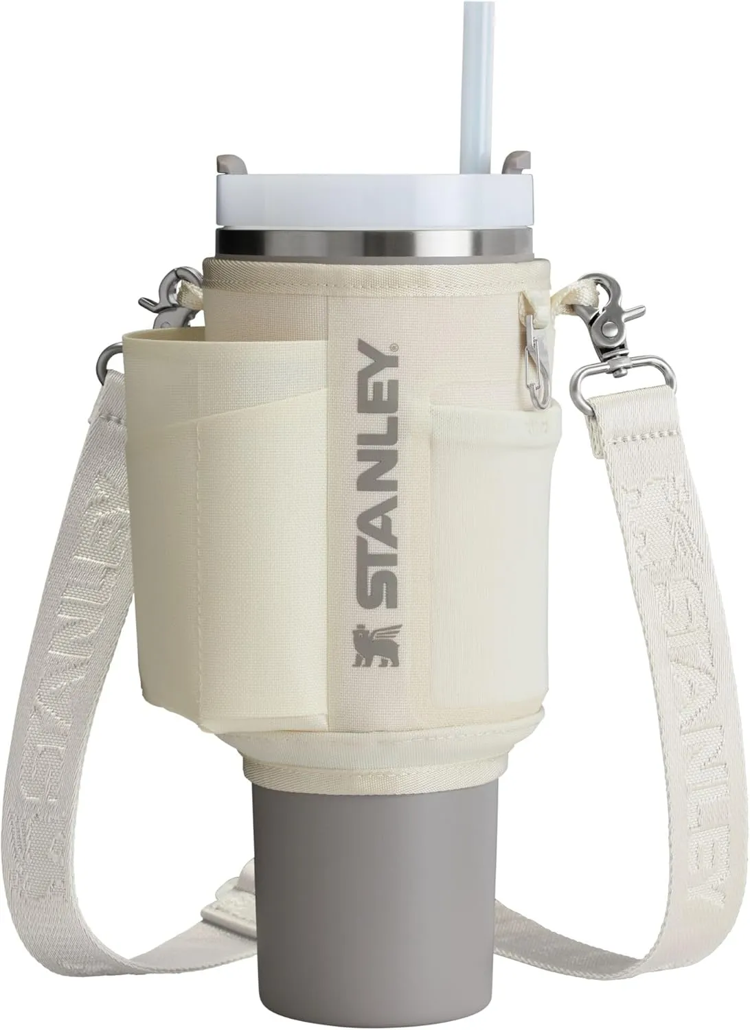 Stanley All Day Quencher Carry All for 40 oz Tumbler with Handle | Crossbody Bag with Phone Holder Pocket, Card Sleeve & Detachable Strap | Water Bottle Carrier Bag | BPA-Free |