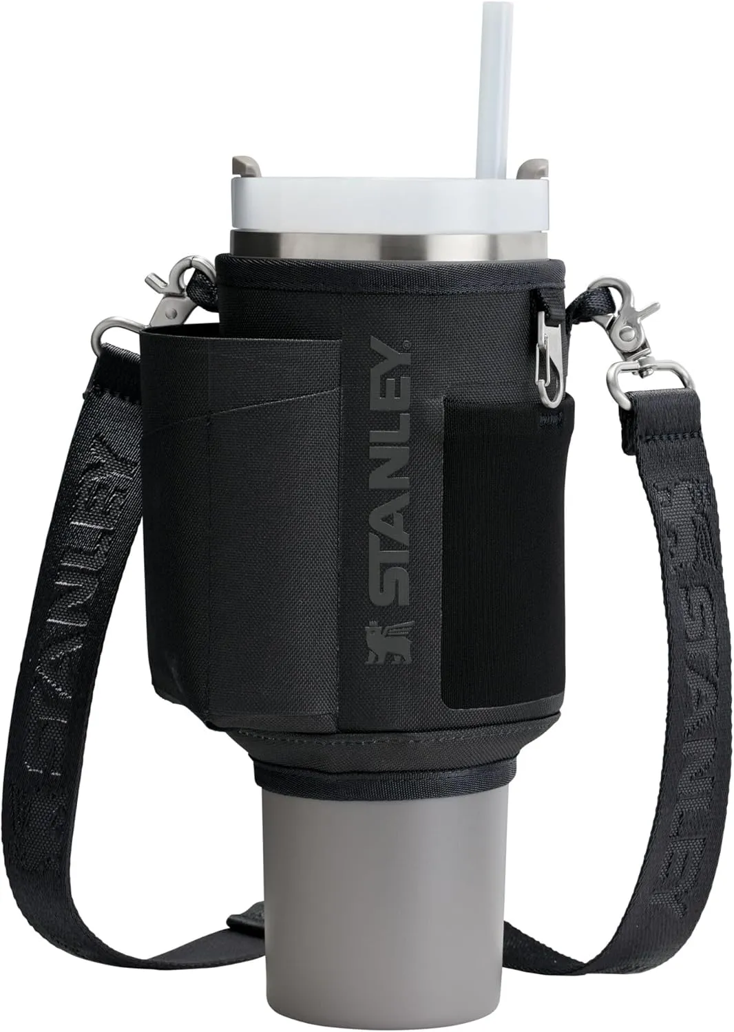 Stanley All Day Quencher Carry All for 40 oz Tumbler with Handle | Crossbody Bag with Phone Holder Pocket, Card Sleeve & Detachable Strap | Water Bottle Carrier Bag | BPA-Free |