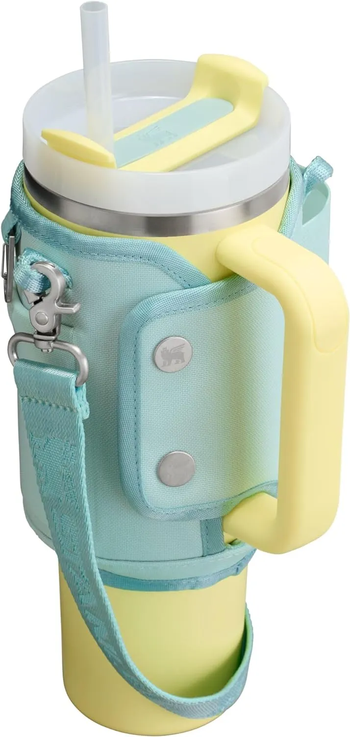 Stanley All Day Quencher Carry All for 40 oz Tumbler with Handle | Crossbody Bag with Phone Holder Pocket, Card Sleeve & Detachable Strap | Water Bottle Carrier Bag | BPA-Free |