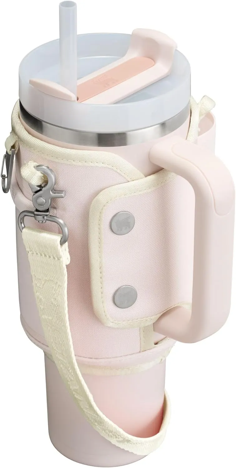 Stanley All Day Quencher Carry All for 40 oz Tumbler with Handle | Crossbody Bag with Phone Holder Pocket, Card Sleeve & Detachable Strap | Water Bottle Carrier Bag | BPA-Free |
