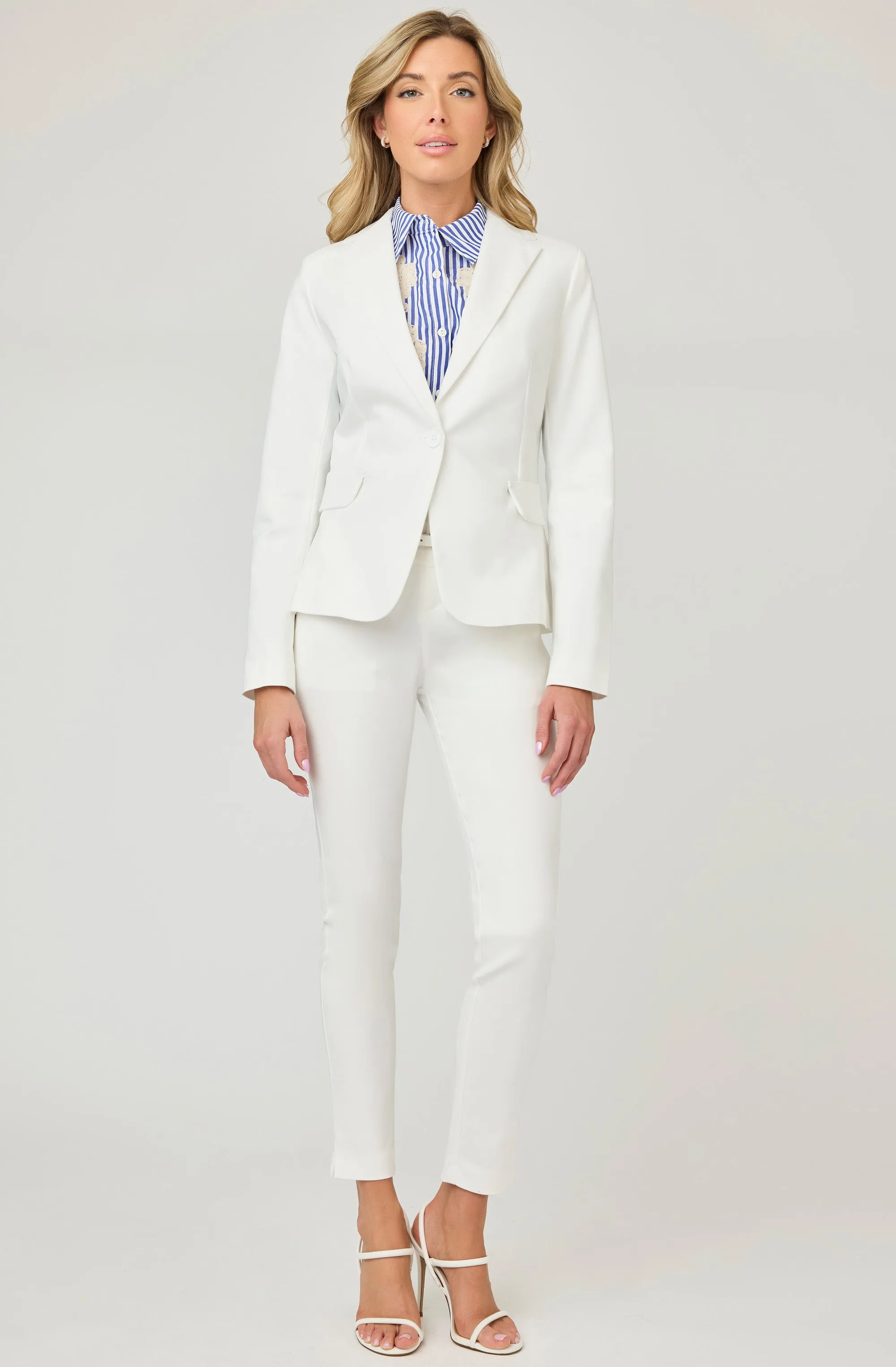 Structured Jacket with front flap pockets