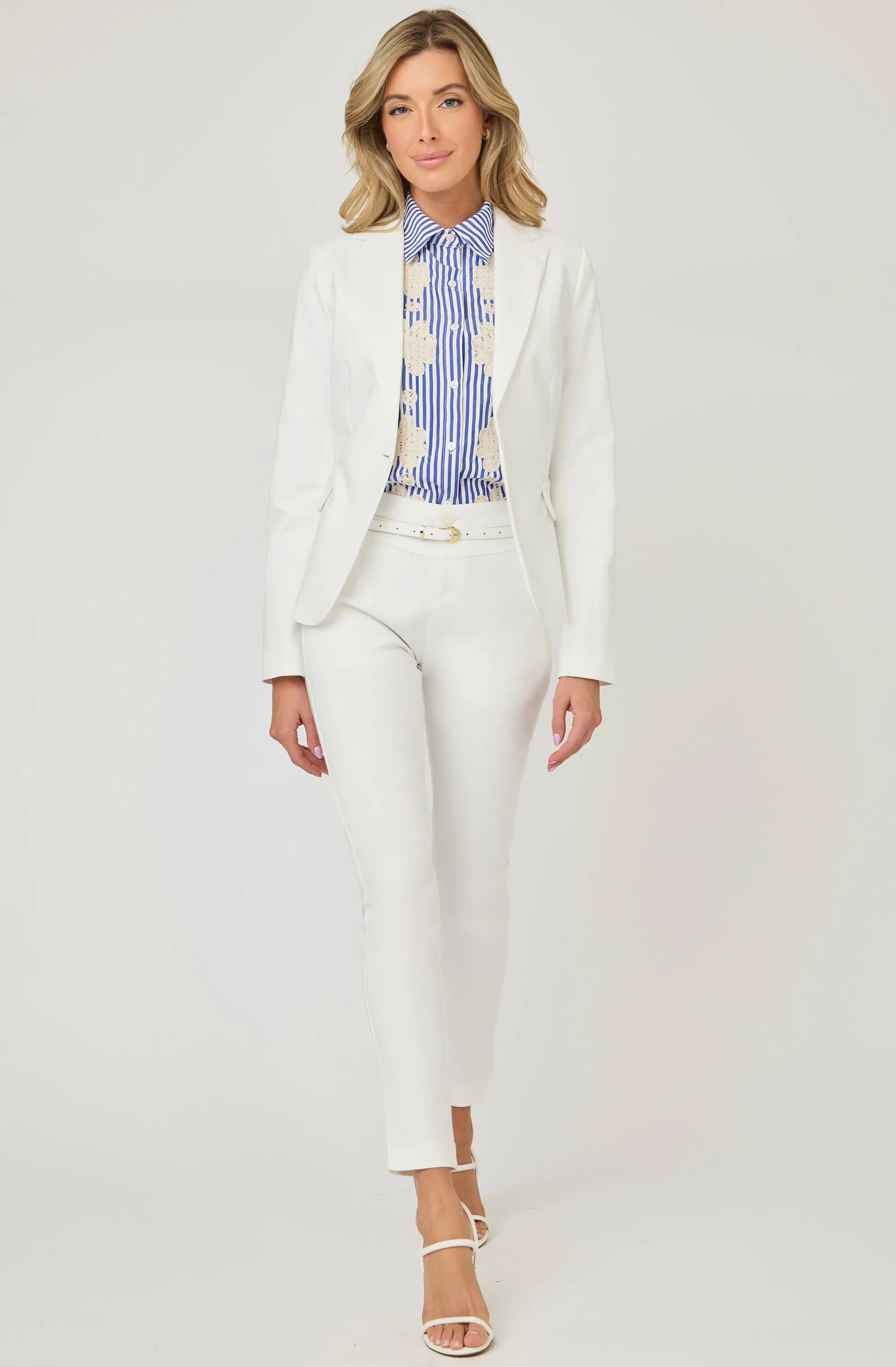 Structured Jacket with front flap pockets