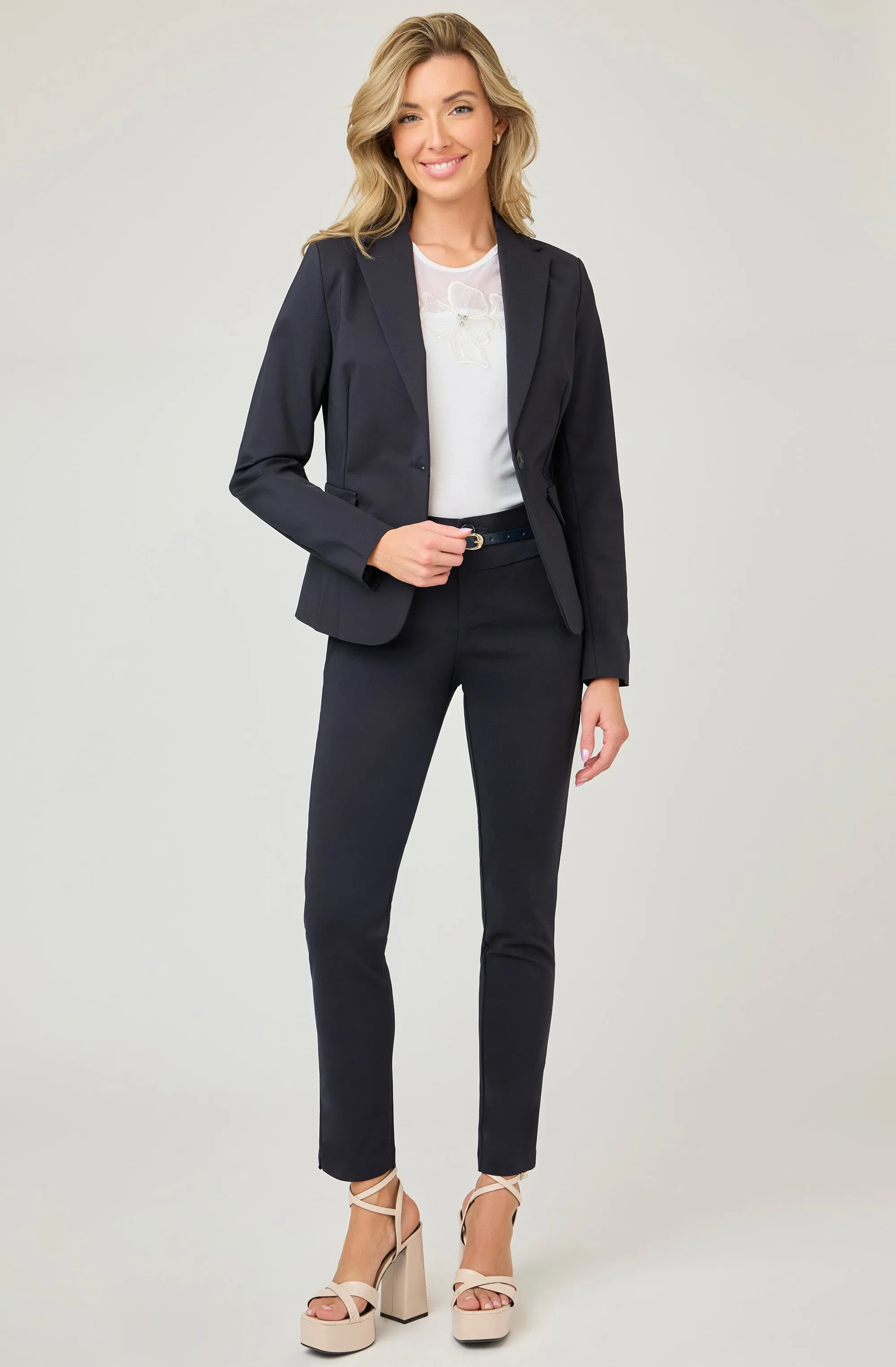 Structured Jacket with front flap pockets