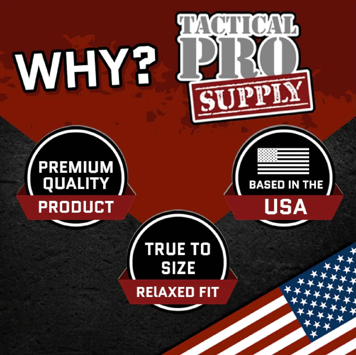 Tactical Pro Patriotic Shirts - American Flag Shirts for Men | Classic Fit Short Sleeve Shirt - Patriotic T-Shirts for Men