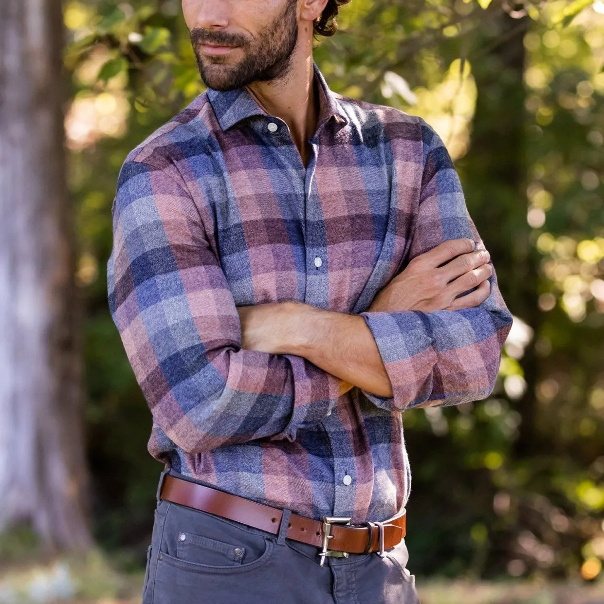 The Apricot Hartmann Flannel Custom Shirt