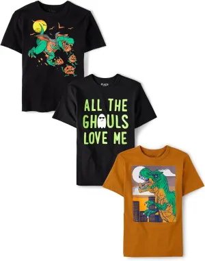 The Children's Place Boys' All Holidays Short Sleeve Graphic T-Shirts,multipacks