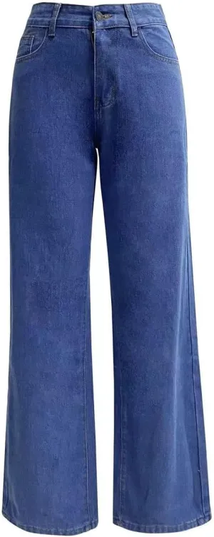 Womens Jeans Boyfriend Cargo Wide Leg Bootcut Pants Straight Leg Denim Pants High Waisted Pants