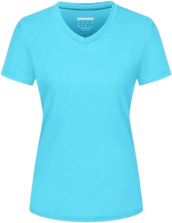 Women's T-Shirts Quick Dry Slim Fit Sport Fitness Casual Short Sleeve Running T Shirts