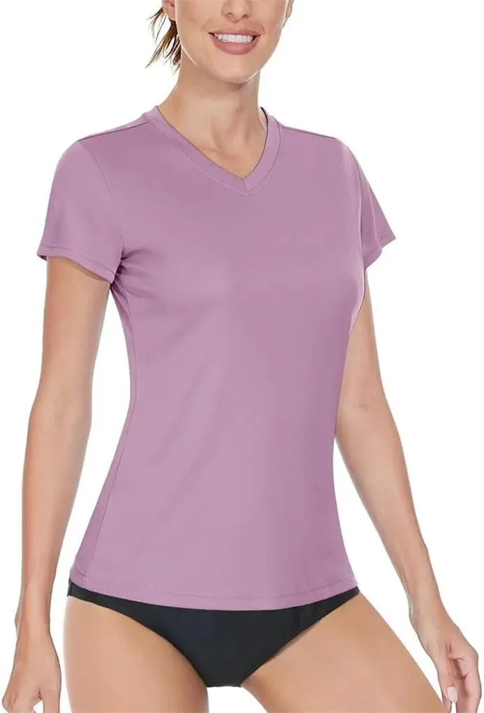 Women's T-Shirts Quick Dry Slim Fit Sport Fitness Casual Short Sleeve Running T Shirts
