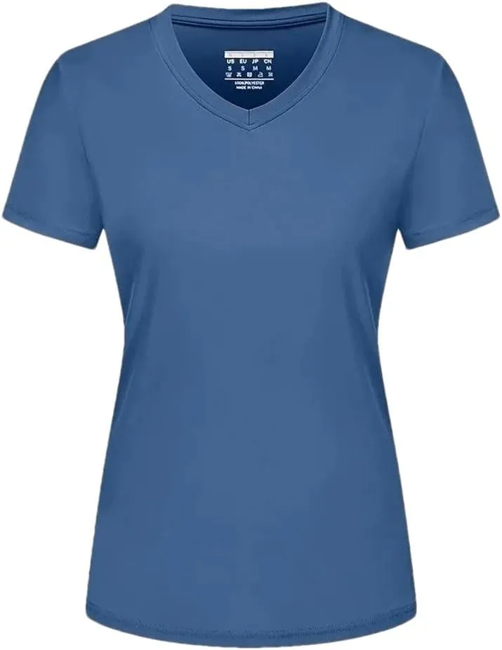 Women's T-Shirts Quick Dry Slim Fit Sport Fitness Casual Short Sleeve Running T Shirts