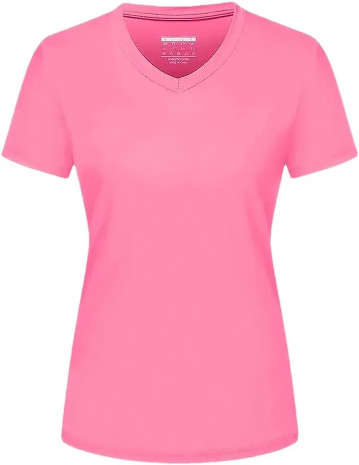 Women's T-Shirts Quick Dry Slim Fit Sport Fitness Casual Short Sleeve Running T Shirts