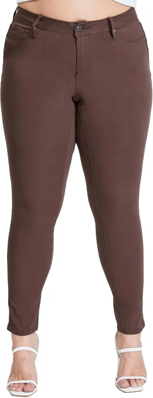 YMI Women's Hyperstretch Skinny Work Casual Mid-Rise Pants-P748931am